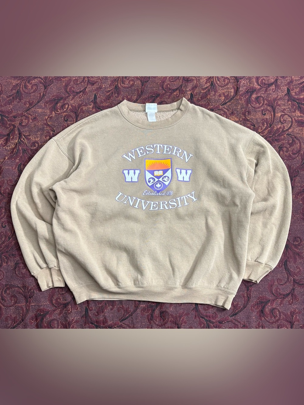 90s Western University Lee Crewneck